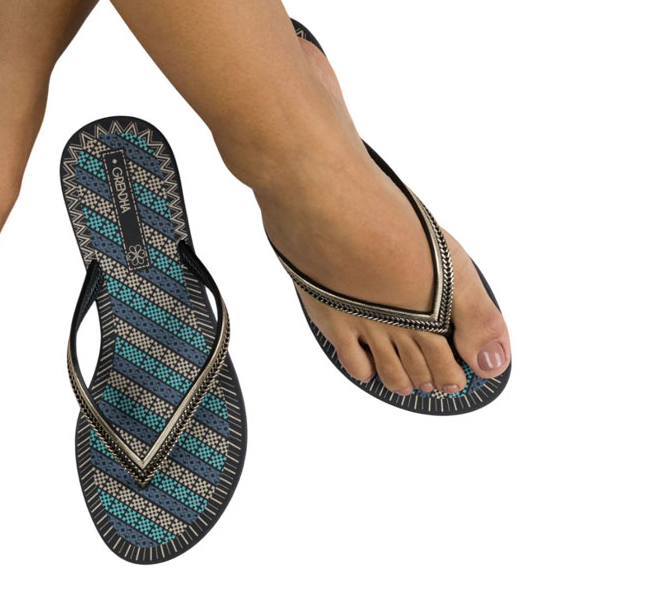 Chinelo Feminino Grendha Amor Em Flor - modelo do par